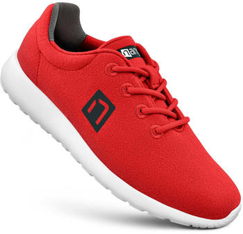 Nanga Sneaker Merinorunner Wool 100% Schurwolle rot