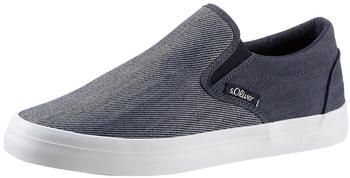 S.Oliver Slip-On Sneaker blau Soft Foam-Dämpfung