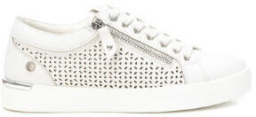 XTI Damen-Sneaker Kordelzug silber