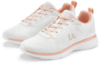 Lascana Sneaker Freizeitschuh im sportiven Look VEGAN wei&szlig; ros&eacute;