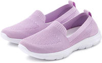 LASCANA Slipper "Halbschuh, Sneaker, Slip-On-Sneaker," aus bequemen Textil-Material