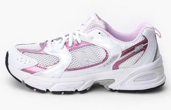 New Balance 530 Kids white with pink sugar