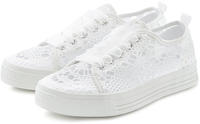 LASCANA Sneaker "Schn&uuml;rhalbschuhe, Freizeitschuhe," mit leichter Plateausohle und