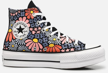 Converse Chuck Taylor All Star Lift High Top Floral black/white/pale magma