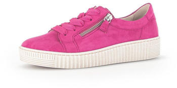 Gabor Low-Top Sneaker Frauen Halbschuhe Wechselfußbett Best Fitting Plateausohle pink