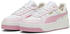 Puma Carina Street Trainers white pink 389390