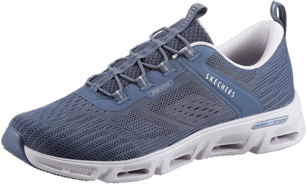 Skechers Slip-On Sneaker GLIDE-STEP GRATIFY-RENOWN blau graublau