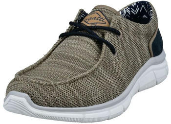 Bugatti Textil Sneaker beige schwarz
