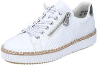 Rieker Sneaker mit modischer Ziernaht, Freizeitschuh, Halbschuh, Schn&uuml;rschuh