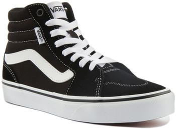 Vans Filmore Hi Sneaker Suede Canvas schwarz weiß
