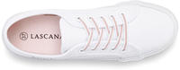 Lascana Sneaker stretchigen Schnürbändern rosa weiß-rosé