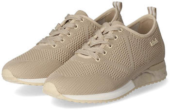 La Strada Low Sneaker beige natürliche Weboptik Textil