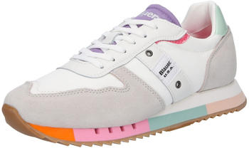 Blauer USA Leder Textil Sneaker grau Grau Multi