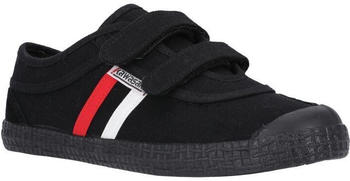 Kawasaki Canvas Sneakers Retro w velcro 1001S Black Solid