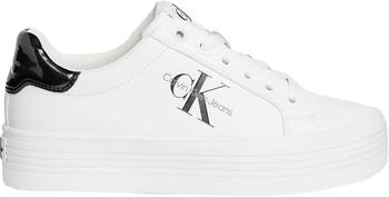 Calvin Klein Bold Vulc Flatf Lace LTH bright white-black