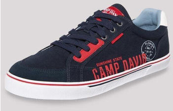 Camp David Canvas Sneaker Logo Design blau navy