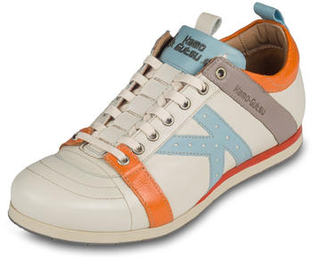 Kamo-Gutsu Leder Sneaker weiß orange blau grau TIFO-042