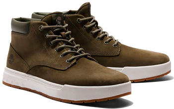 Timberland Maple Grove Leather Mid Trainers braun