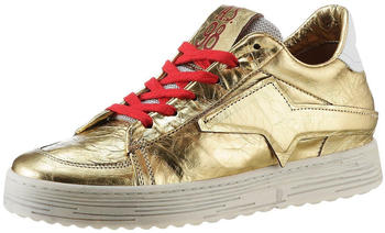 A.S.98 Sneaker im Metallic-Look goldfarben weiß