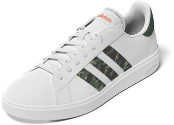 Adidas Grand Base Lifestyle Court Casual Shoes Sneaker FTWR White FTWR White Screaming orange