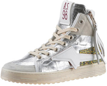 A.S.98 Sneaker Combi 3 Ice weiß silberfarben-weiß kombiniert