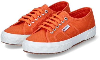 Superga Sneaker orange flacher Absatz Damen