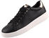 Tamaris Plateausneaker Wechselfußbett schwarz-goldfarben