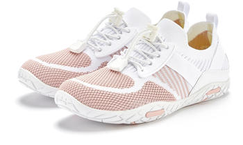 Lascana Sneaker superleicht flache flexible Sohle VEGAN wei&szlig;
