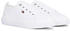 Tommy Hilfiger Enamel Flag Canvas Trainers Women (FW0FW08063) white