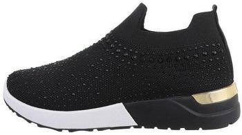 Ital Design Freizeitschuhe Sneakers Low TA-218- schwarz