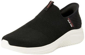 Skechers Ultra Flex 3 0 Smooth Step Slip-On schwarz rotem Rand