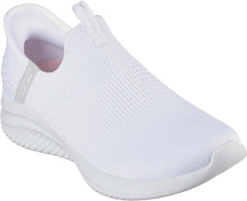 Skechers Ultra Flex 3 0 Sneaker Damen whiteknit-lightgraytrim