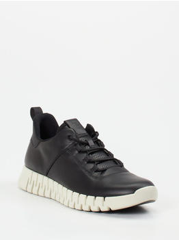 Ecco Sneaker schwarz flacher Absatz