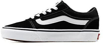 Vans Ward Sneaker Suede Canvas schwarz weiß