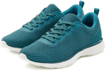 Lascana Sneaker Freizeitschuh Halbschuh ultraleicht softe herausnehmbare Innensohle VEGAN blau petrol