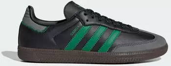 Adidas Samba OG Schuh Core Black Green Grey Six