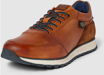 Bugatti Ledersneaker Modell 'Cirino' cognac