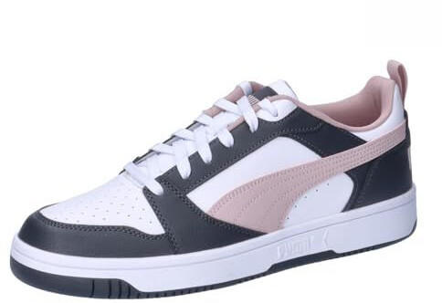 PUMA Rebound V6 Low Unisex Sneaker, Strong Gray Mauve Mist White