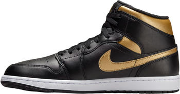 Nike Air Jordan 1 Mid (DQ8426) black/white/metallic gold