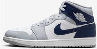 Air Jordan 1 Mid Wolf Grey Midnight Navy EU:47.5 Grau