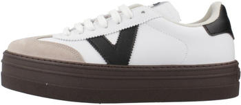 victoria Barcelona Faux Leather Cyclist Women Platform Sneakers white