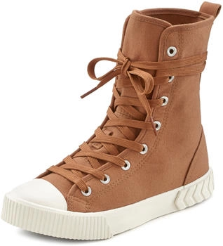 Lascana Sneaker camel wei&szlig;