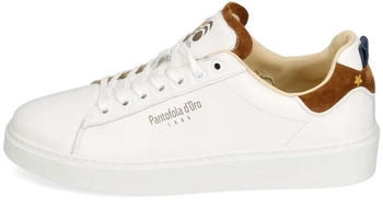 Pantofola d'Oro Elba Low wei&szlig; cognac