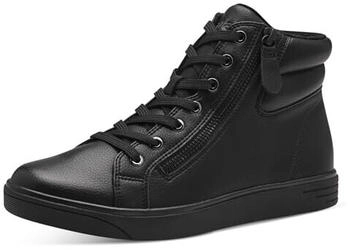 Jana Shoes Sneaker hoch Reißverschluss vegan schwarz
