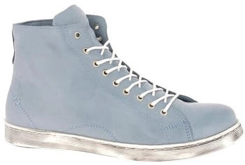 Andrea Conti High Top Sneaker blau weiß
