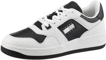 Tommy Hilfiger Cupsole Sneaker Retro Basket Tumble Low Top ecru