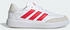 Adidas Courtblock cloud white/pure ruby /off white