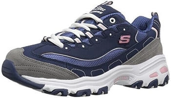 Skechers D'Lites BIGGEST FAN Sneaker blau grau weiß