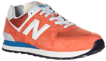 New Balance U574V2 Leder Turnschuhe 574 orange