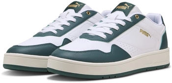 Puma Court Classic Sneaker 16 puma weiß dunkel myrte puma gold